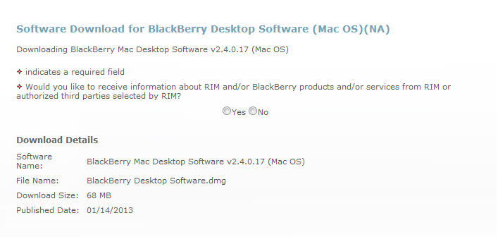 Blackberry bold software for mac